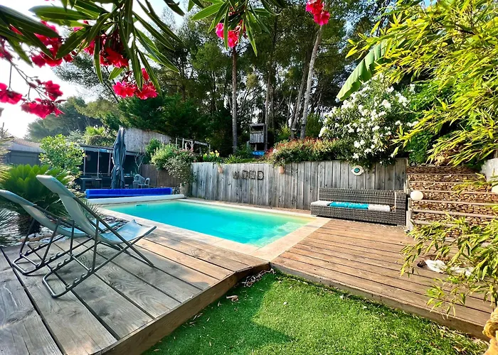 Charmant Studio Lodge Climatise Avec Jardin Et Vue Sur Le Pic Saint Loup